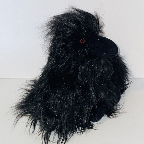 Jellycat Charlie Crow Black Plush Stuffed Retired 2016 Rare Jellycat London Tag - Picture 10 of 11